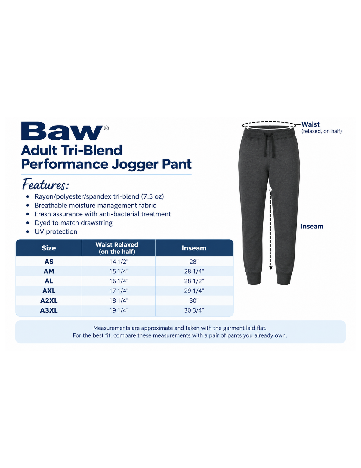 MEN'S Tri Blend Sweatpants