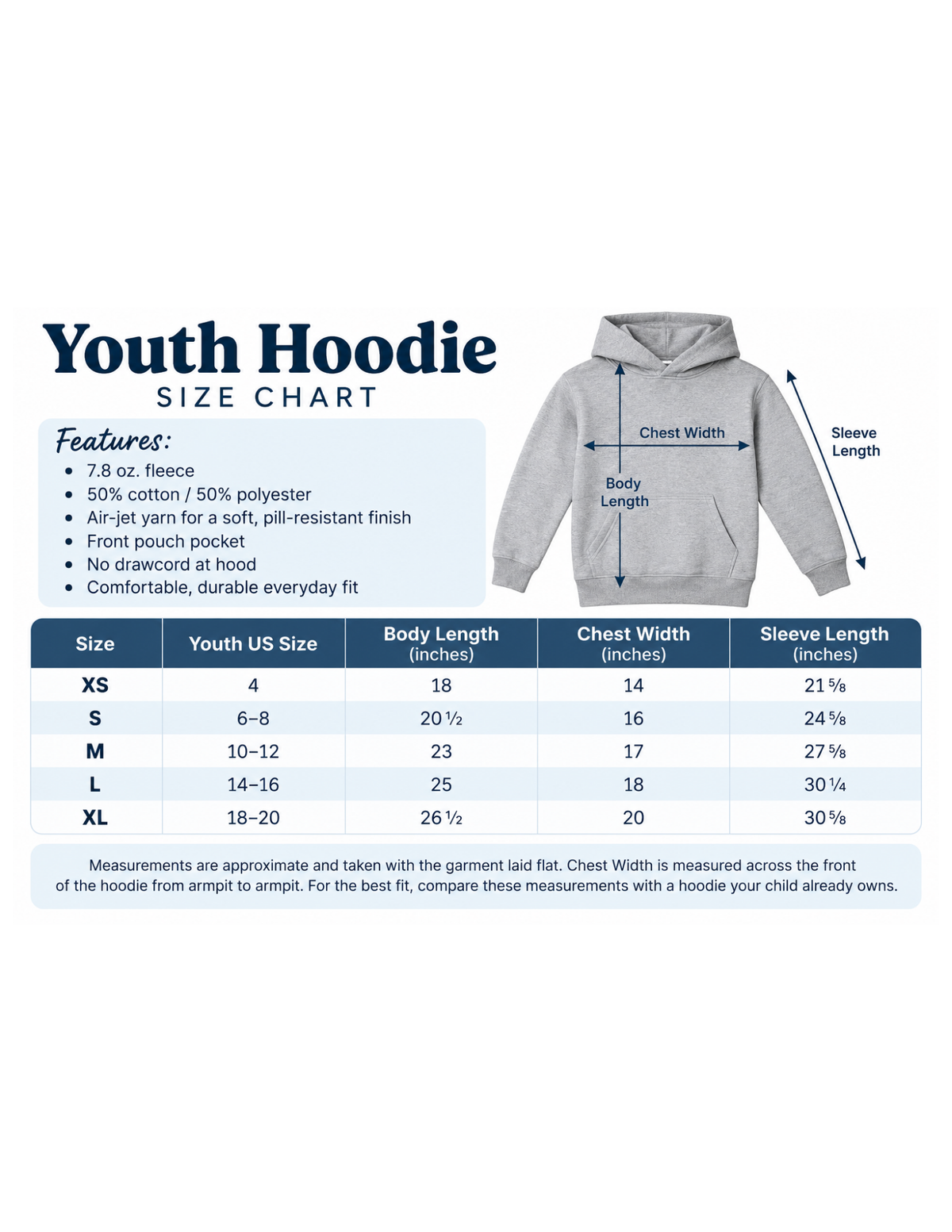YOUTH Port and Company Hoodie
