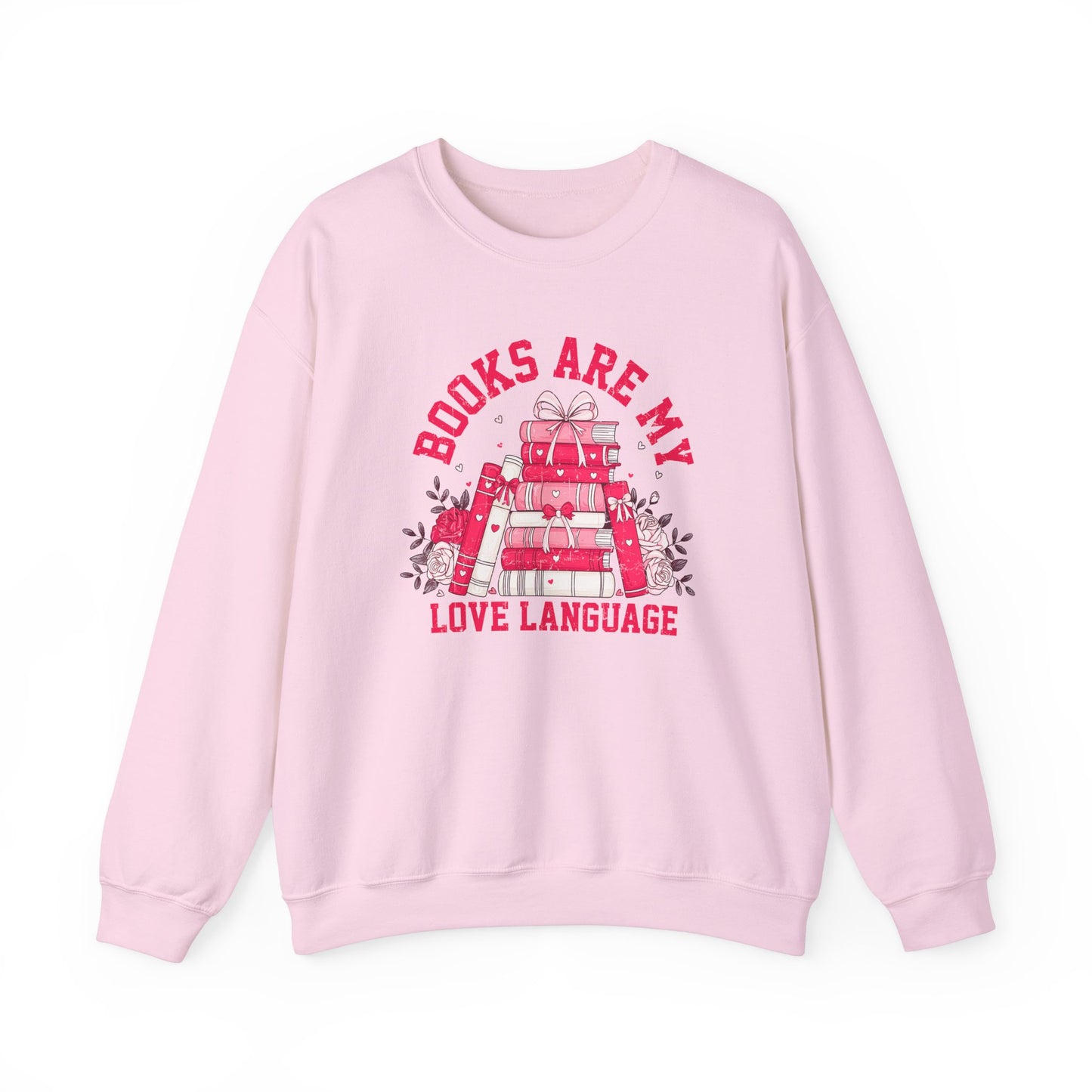 Valentine- Books, Unisex Gildan Crewneck