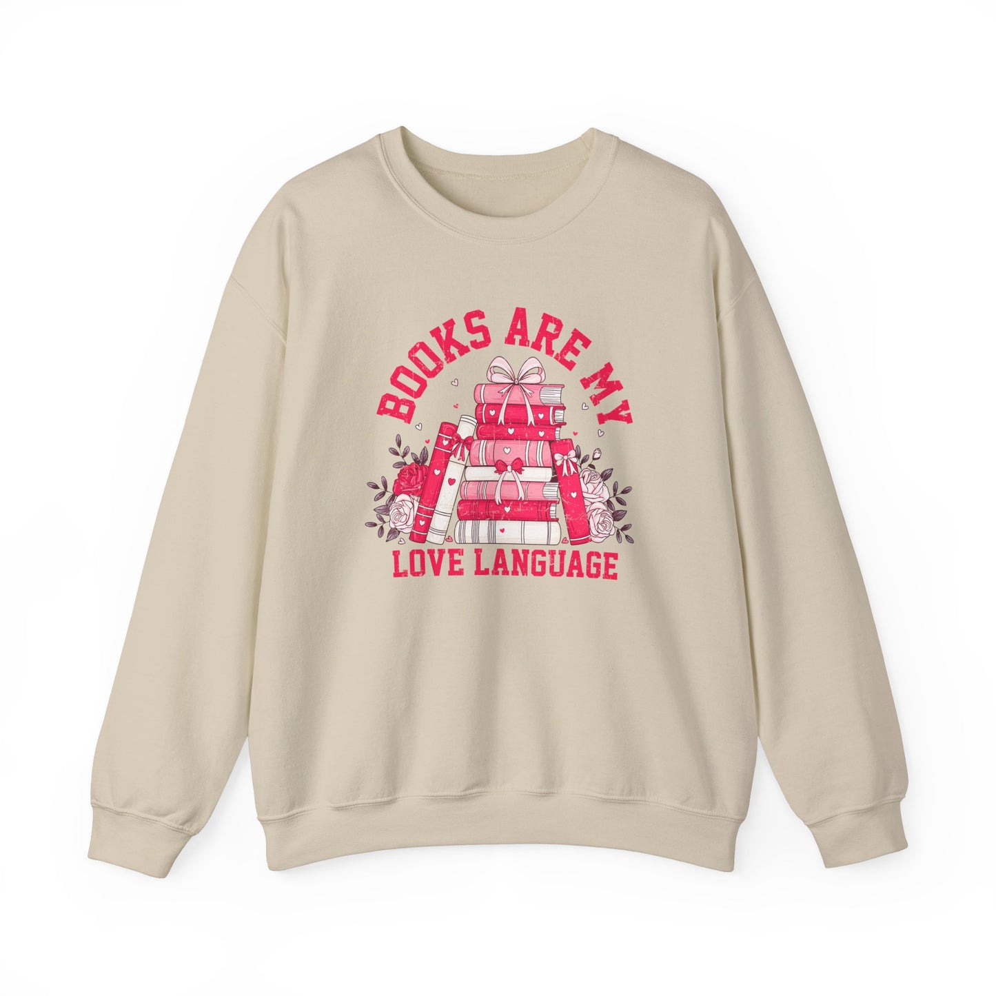 Valentine- Books, Unisex Gildan Crewneck