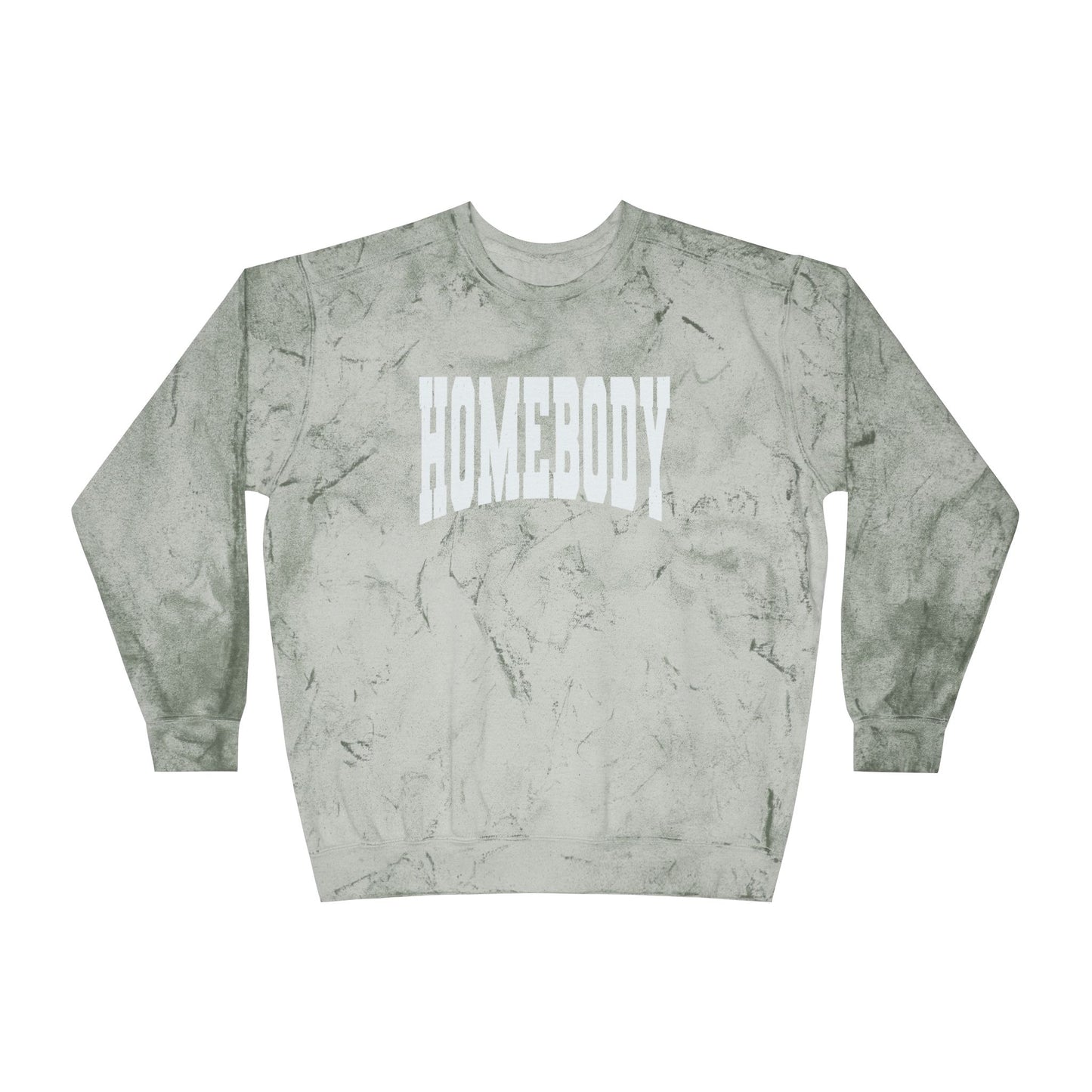 Homebody, Unisex Comfort Colors Color Blast Crewneck