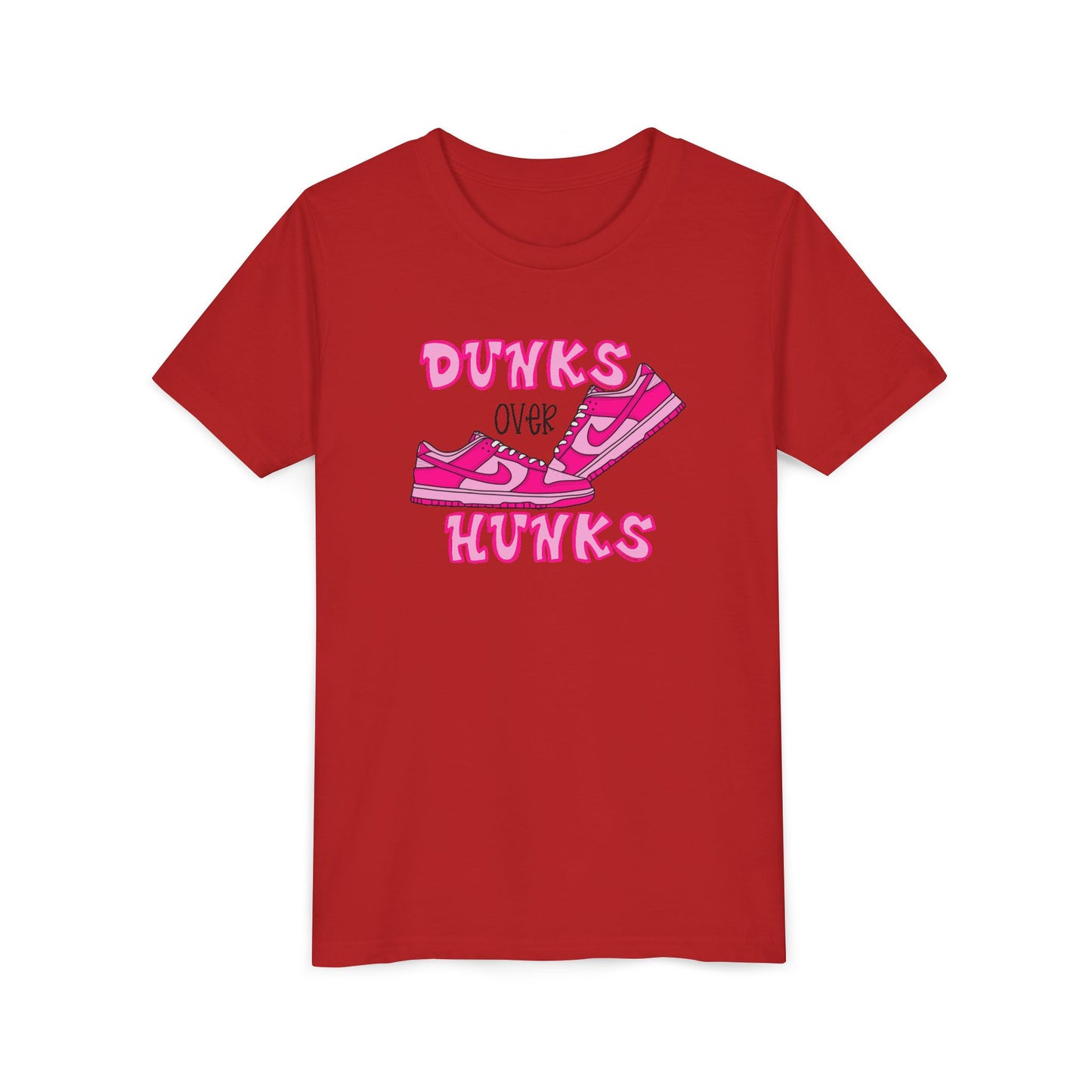 Dunks over Hunks, Uniex Youth Bella Tshirt