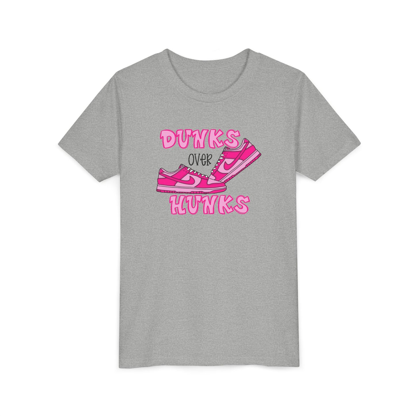 Dunks over Hunks, Uniex Youth Bella Tshirt