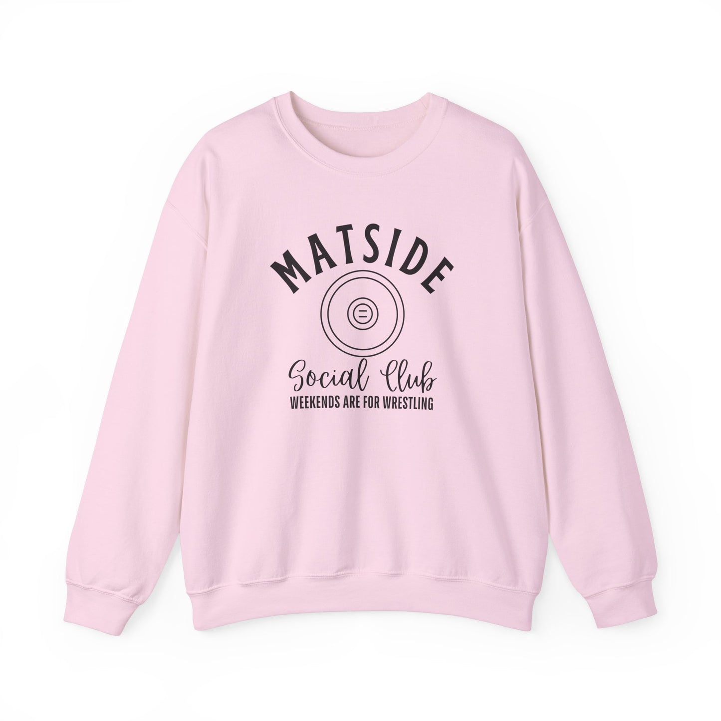 Wrestling Mat Side Social Club, Unisex Gildan Crewneck