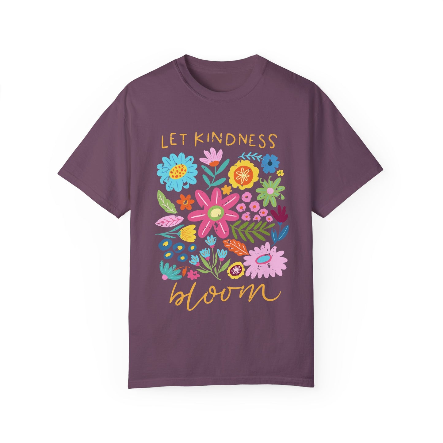 Let Kindness Bloom, Unisex Comfort Colors Tshirt