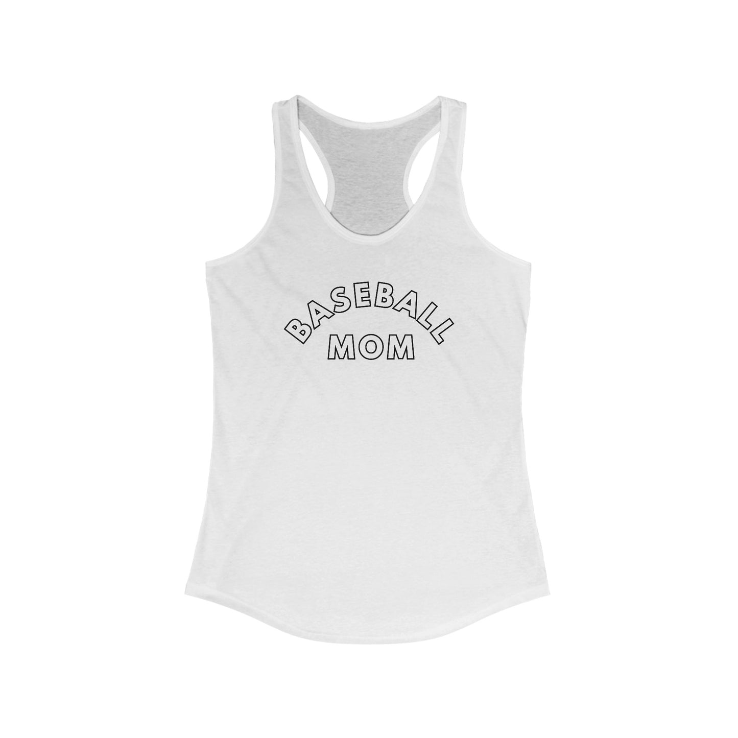 Baseball Mom, Women's Racerback Tank