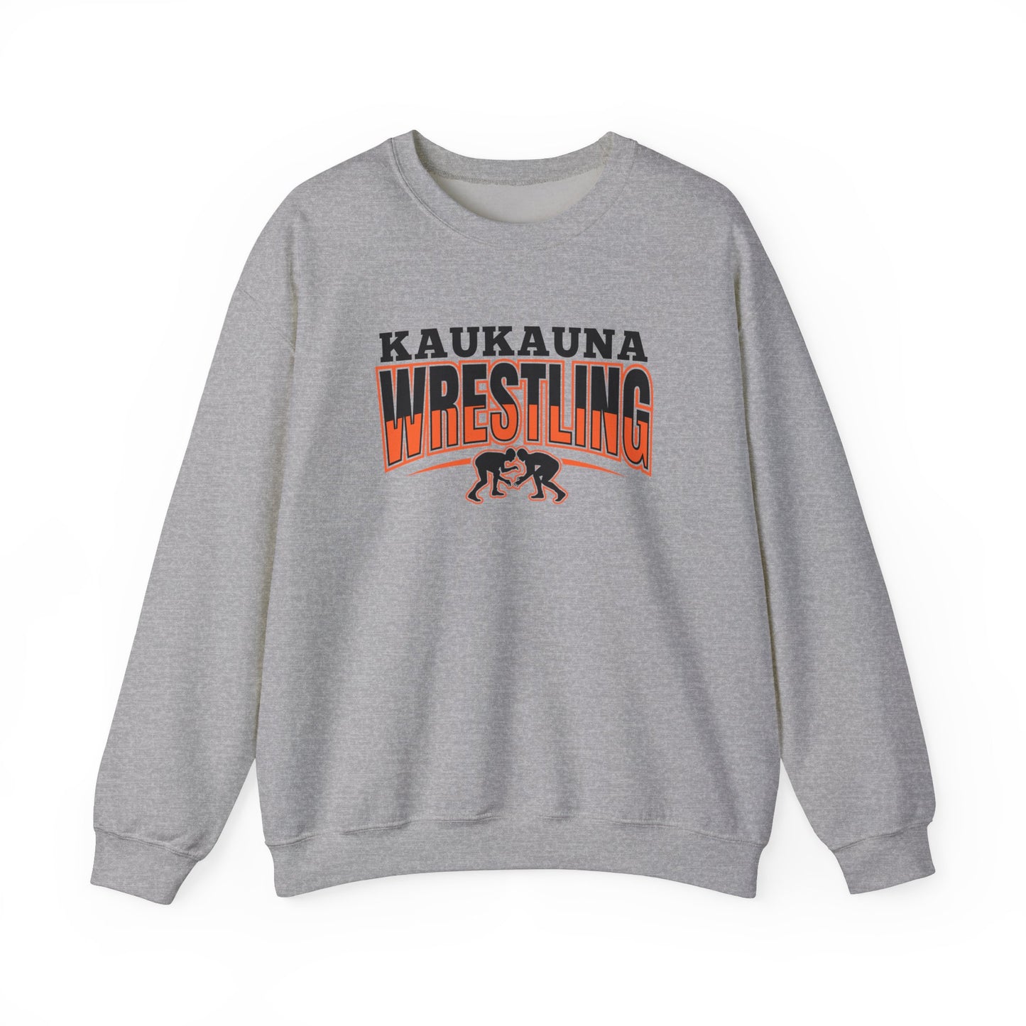 Kaukauna Wrestling- Half, Unisex Gildan Crewneck