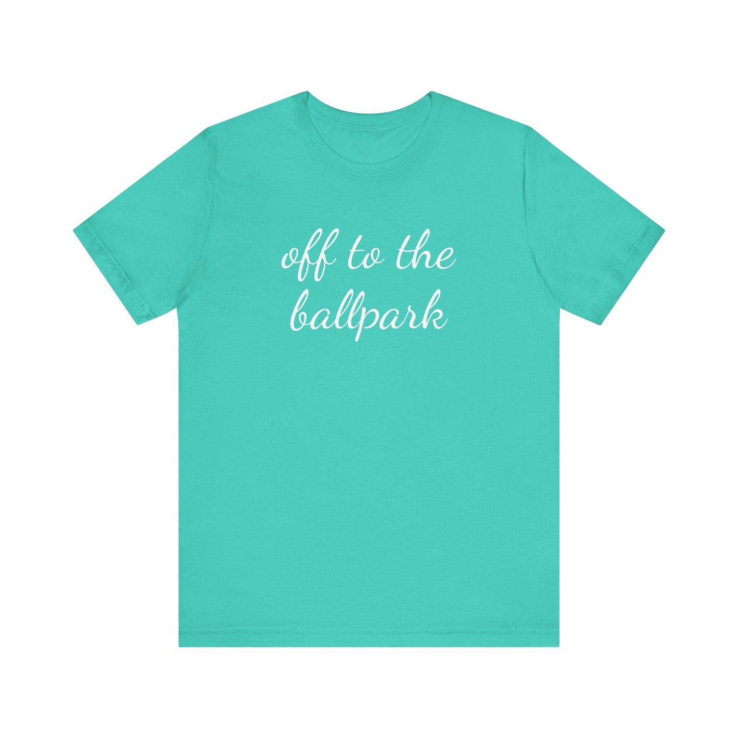 Off to the Ballpark, Unisex Bella Tee