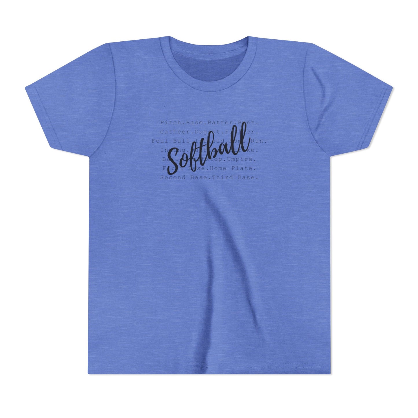 Softball, Unisex Youth Short Sleeve Tee