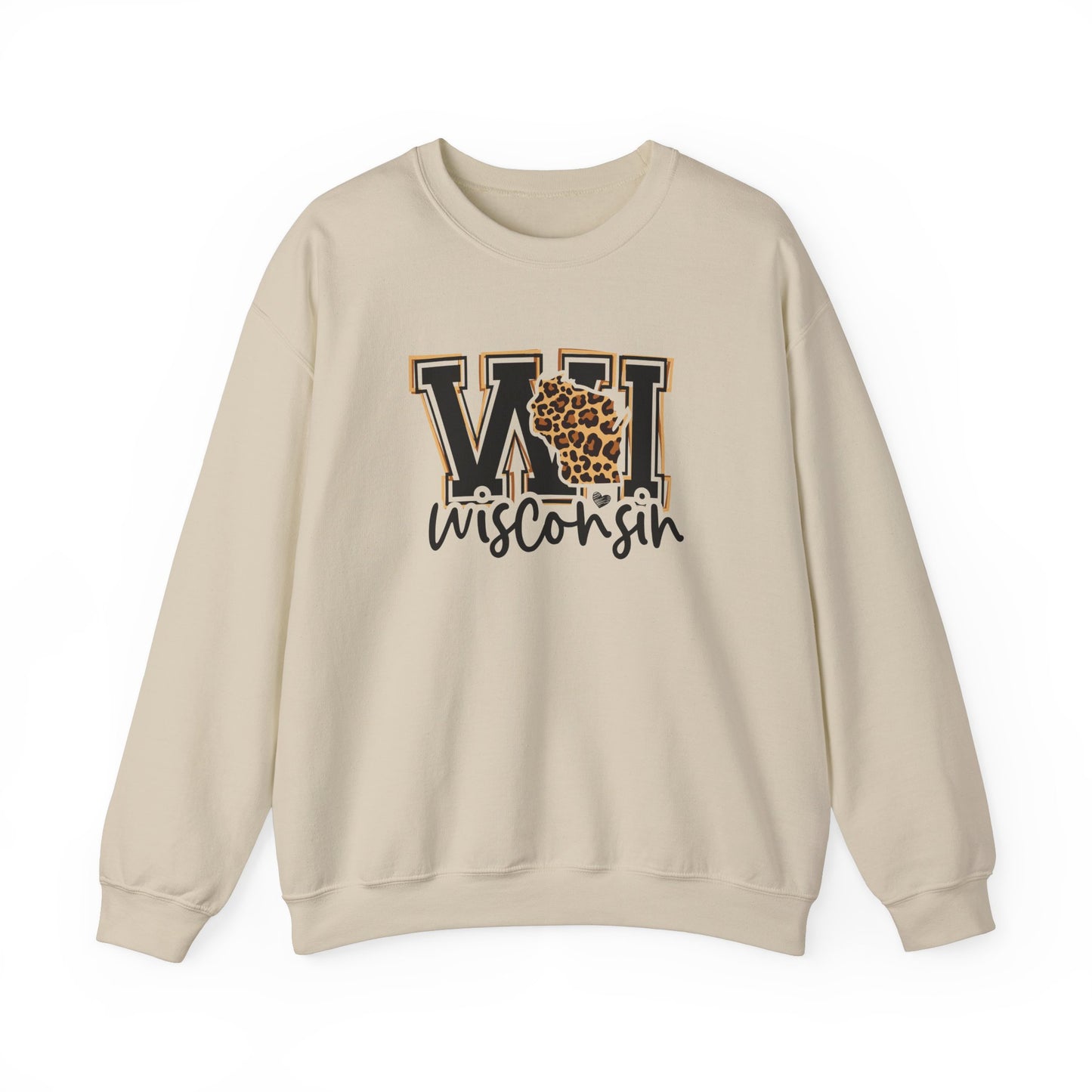 Wisconsin Leopard, Unisex Crewneck