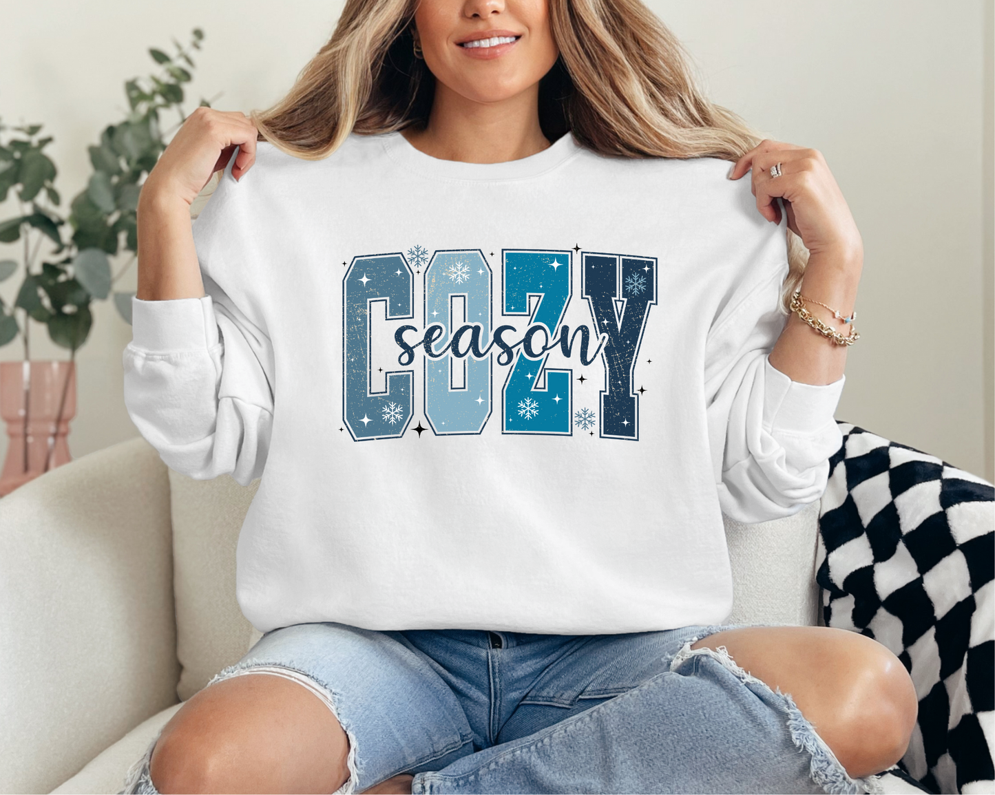 Cozy Season, Unisex Comfort Colors Crewneck