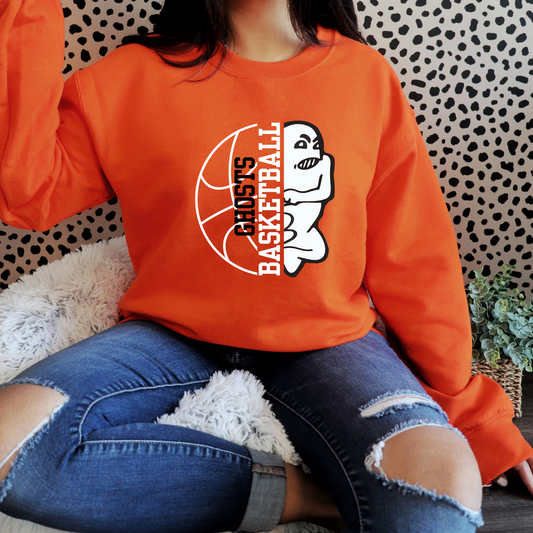 Ghost Basketball, Unisex Gildan Crewneck