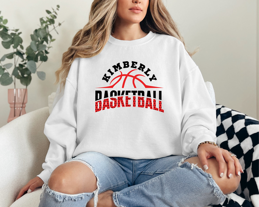 Kimberly Basketball, Unisex Crewneck Sweatshirt