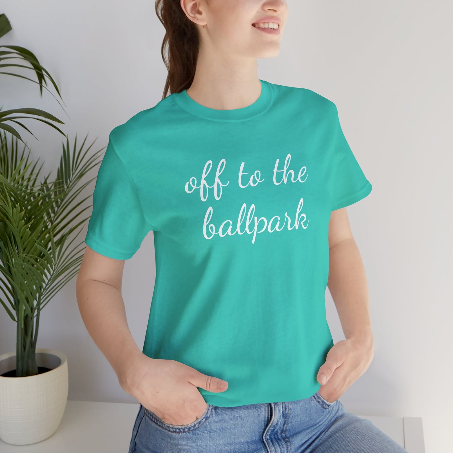 Off to the Ballpark, Unisex Bella Tee