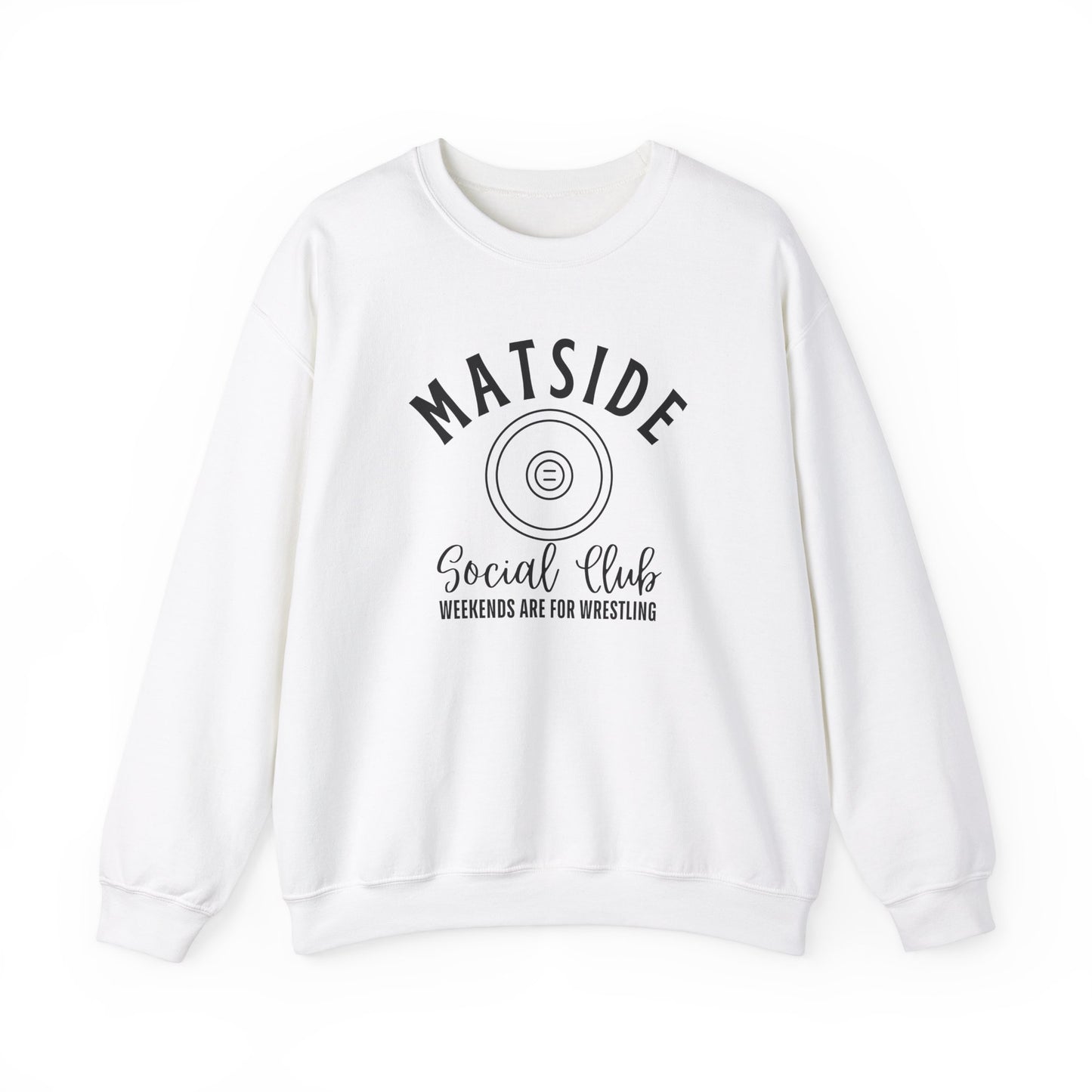 Wrestling Mat Side Social Club, Unisex Gildan Crewneck