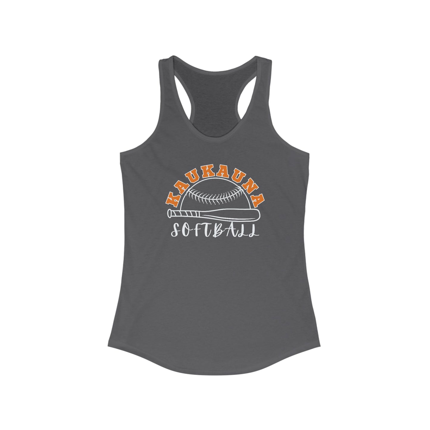 Kaukauna Softball, Half Ball, Women's Racerback Tank