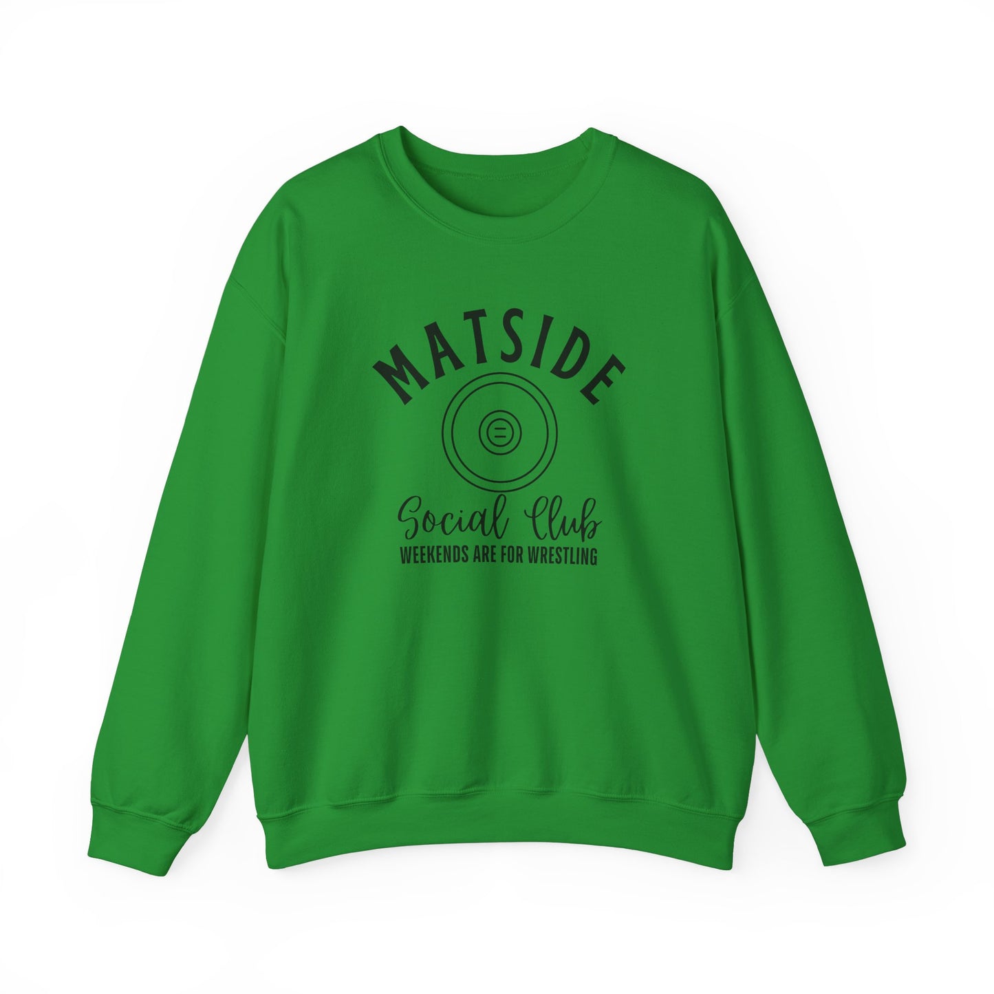 Wrestling Mat Side Social Club, Unisex Gildan Crewneck