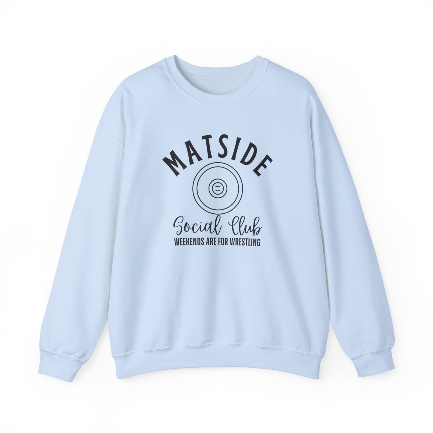 Wrestling Mat Side Social Club, Unisex Gildan Crewneck