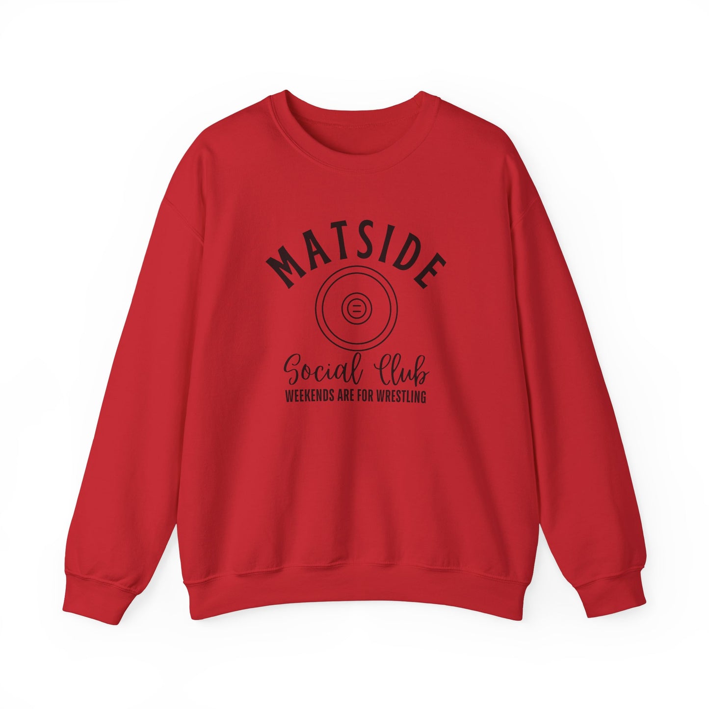 Wrestling Mat Side Social Club, Unisex Gildan Crewneck