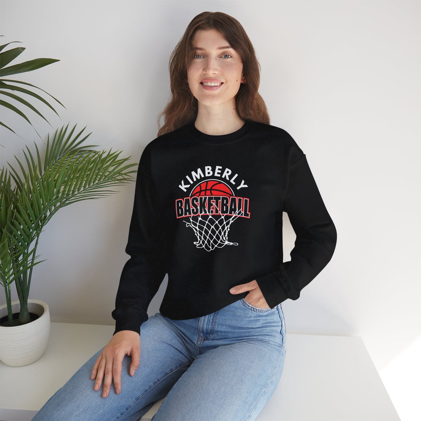 Kimberly Basketball- Net, Unisex Gildan Crewneck