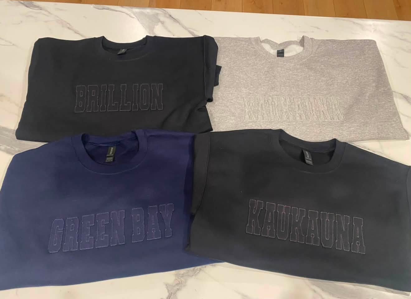 Embroidered Crewneck