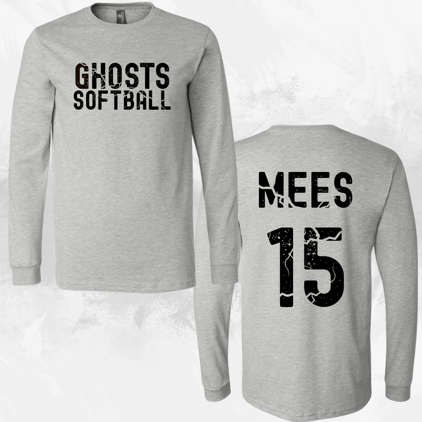 Unisex PERSONALIZED Ghost Softball