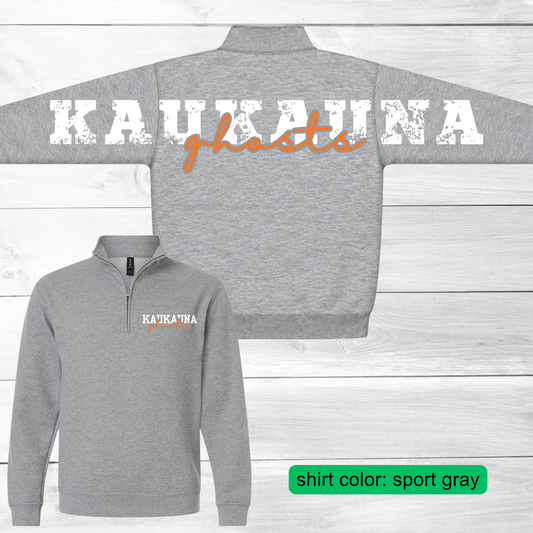 CUSTOM Full Back Quarter Zip