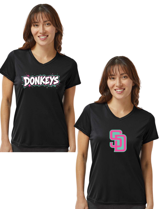 Womens Performance Vneck