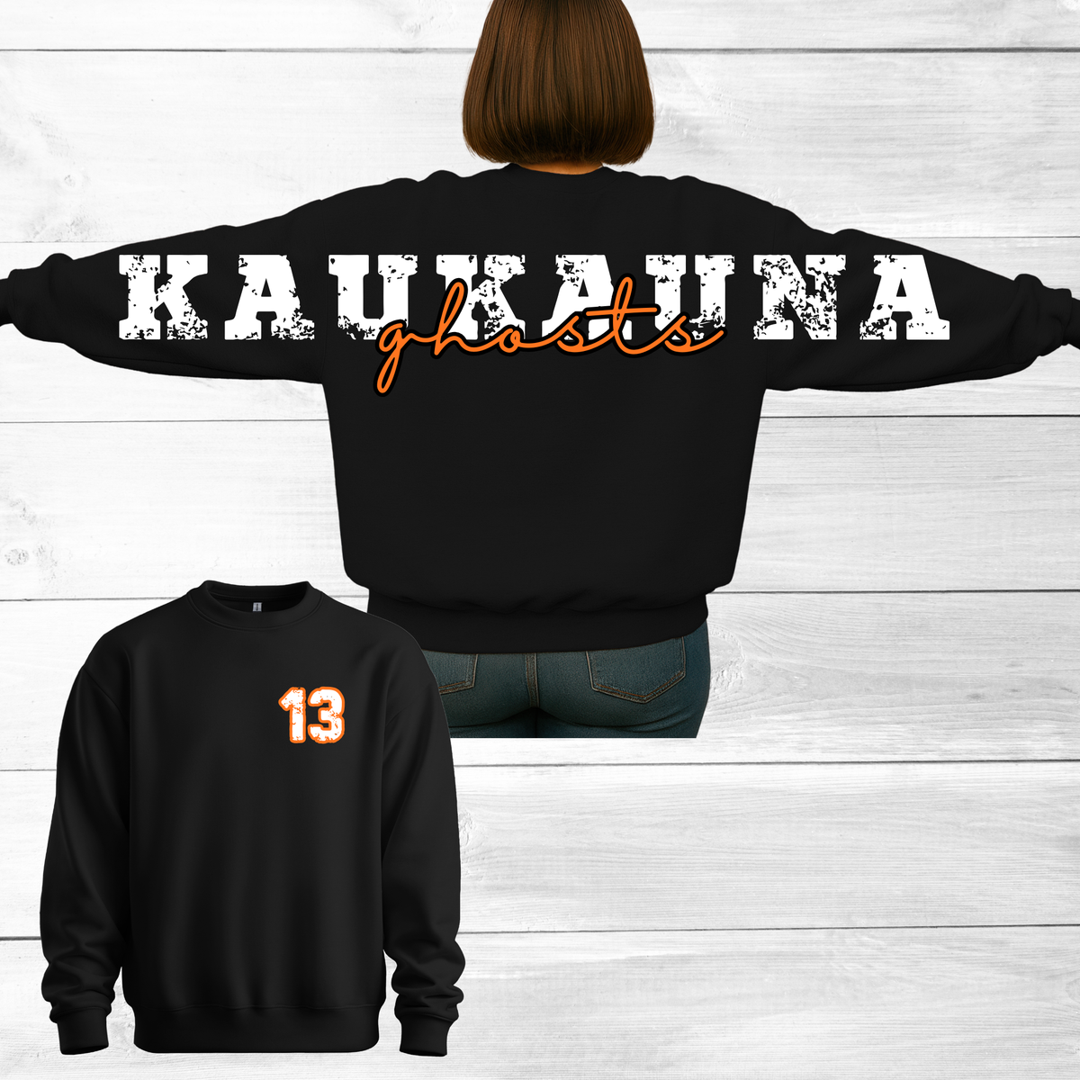 CUSTOM NUMBER Full Back Sweatshirt