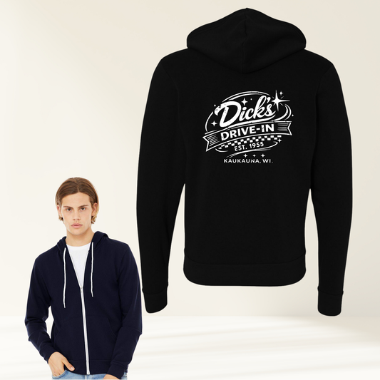 Bella + Canvas Unisex Full Zip Hoodie Sweatshirt