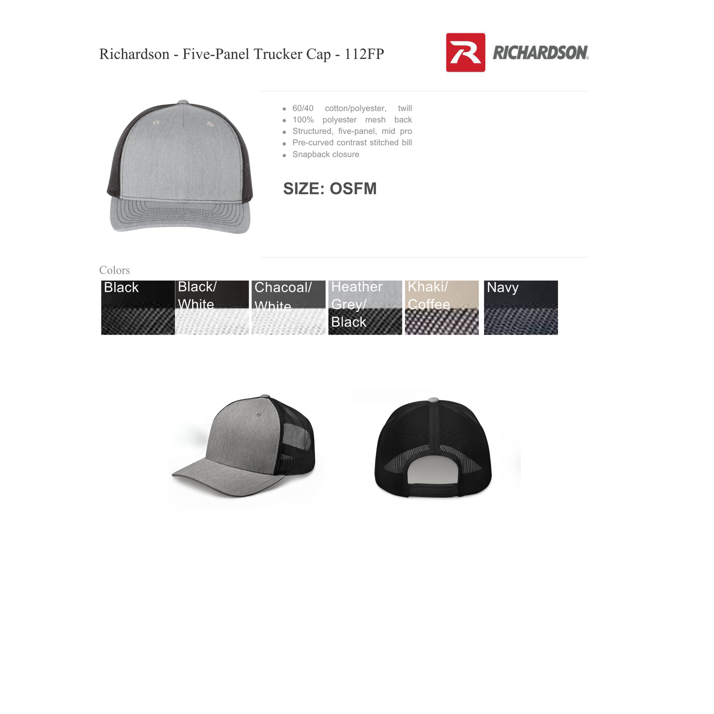 Richardson Trucker Hat