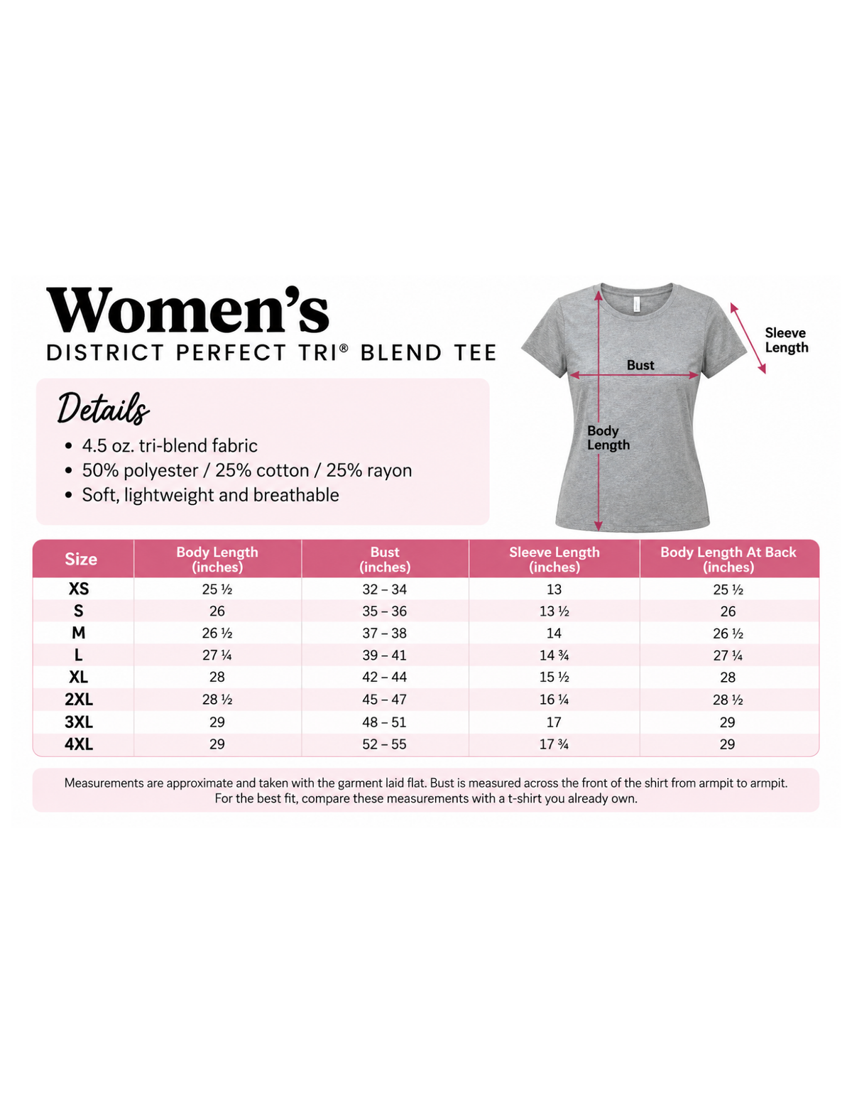 WOMEN'S District Perfect Tri Tee